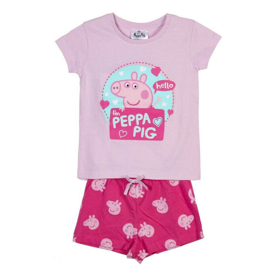 летняя пижама для мальчиков Peppa Pig Розовый