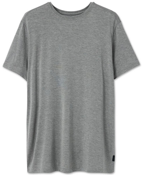 Men's Snooze Relaxed-Fit Heathered Sleep T-Shirt