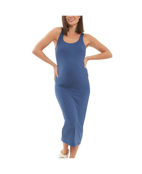 Платье для беременных Ripe Maternity Luxe Knit Contour Deep Blue