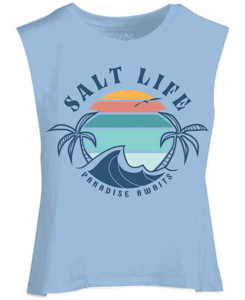 Women's Paradise Bound Cotton Muscle Tank Top