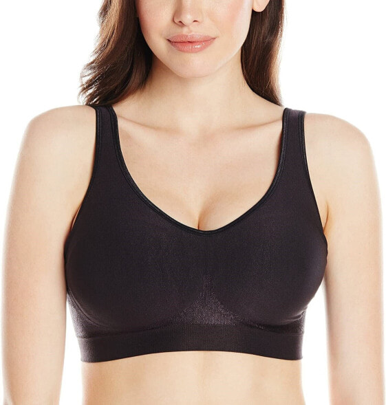 Bali 184315 Womens Comfort Revolution Wirefree T-Shirt Bra Black Size X-Large