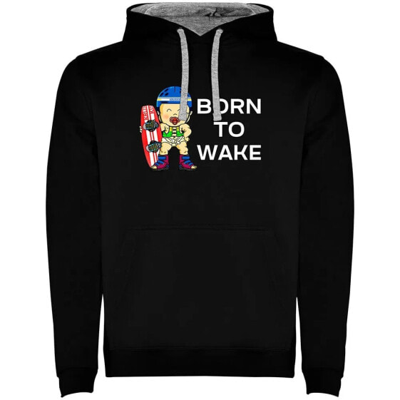 KRUSKIS Born To Wake Two-Colour hoodie