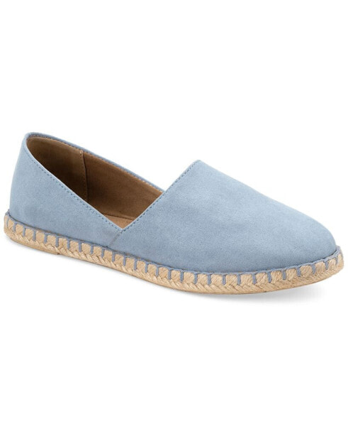 Women's Reevee Stitched-Trim Espadrille Flats, Created for Macy's