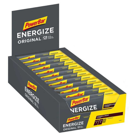 Энергетические батончики Powerbar Energize Original 55 г 15 штук в коробке Куки и крем