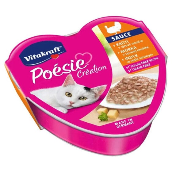 VITAKRAFT POESIE CREATION SOS turkey/cheese 85g wet food for cat