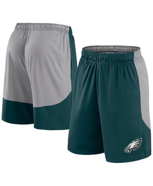 Men's Midnight Green Philadelphia Eagles Big Tall Team Logo Shorts