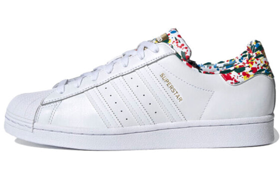 Кеды adidas originals Superstar 低帮 板鞋 男女同款 云白цвет / Кроссовки Adidas originals Superstar FY7704