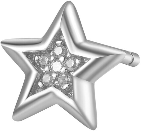 Silver single earrings Star Storie RZO026R