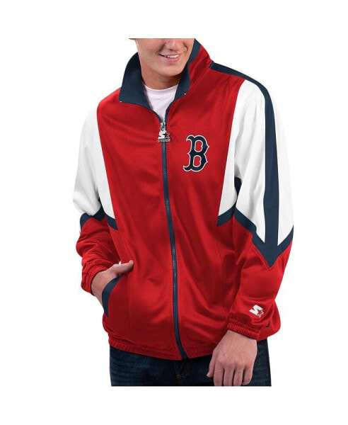 Куртка мужская Starter Красная Boston Red Sox Lead Runner Full-Zip
