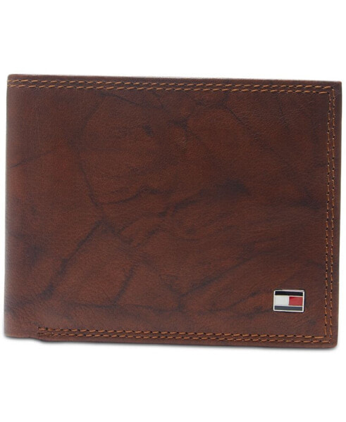Men's Traveler RFID Extra-Capacity Bifold Leather Wallet