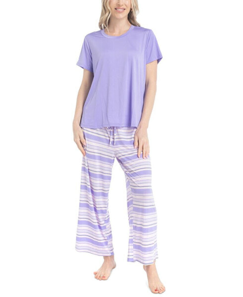 Women's 2-Pc. Short-Sleeve Pajamas Set