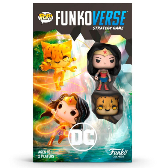 FUNKO Pop Funkoverse DC Comics Wonder Woman 2 Figures English Board Game