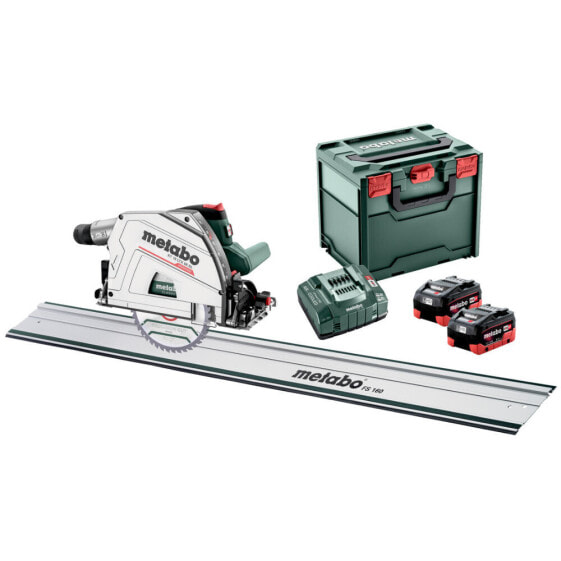 Metabo Akku-Tauchkreissäge KT 18 LTX 66 BL mit 2x 8,0 Ah+Lader in MetaBox+FS 160