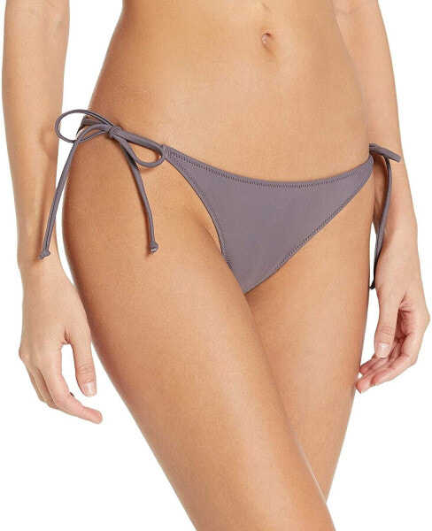Volcom 264557 Women's Simply Solid Skimpy Bikini Bottom Steel Purple Size Large