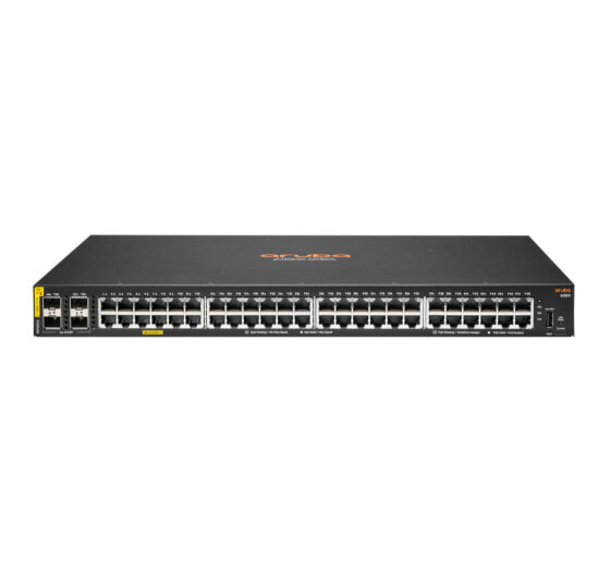 HPE 6000 48G Class4 PoE 4SFP 370W - Managed - L3 - Gigabit Ethernet (10/100/1000) - Power over Ethernet (PoE) - Rack mounting - 1U