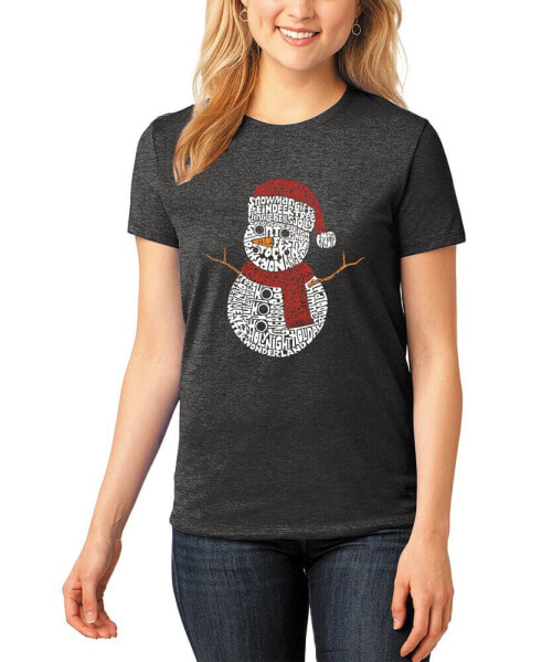 Футболка LA Pop Art Christmas Snowman