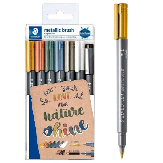 STAEDTLER 7 Pcs Metalized Pack Shine