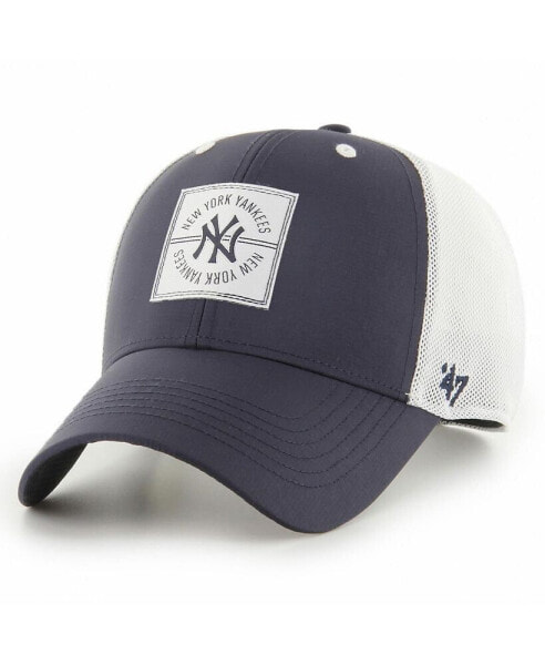 Men's Navy New York Yankees Disburse MVP Trucker Adjustable Hat