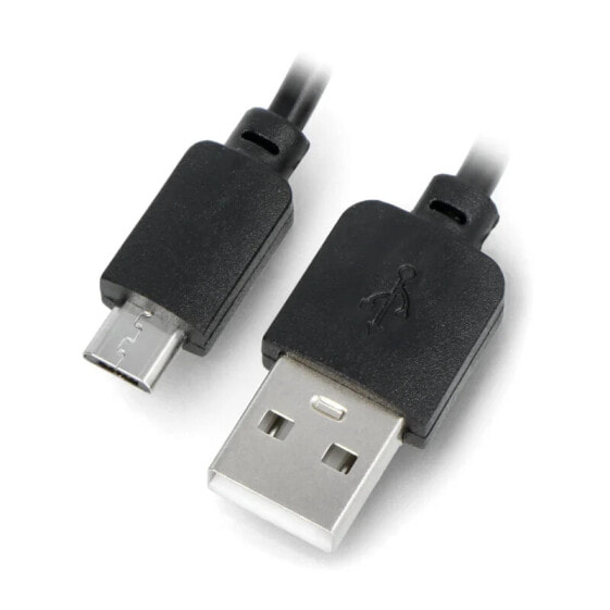 Шнур MicroUSB KK21 - 1м - черный