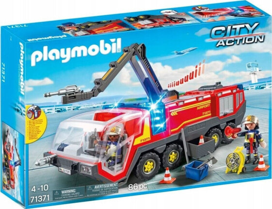 Playmobil Playmobil 71371 Pojazd strażacki na lotnisku KLOCKI