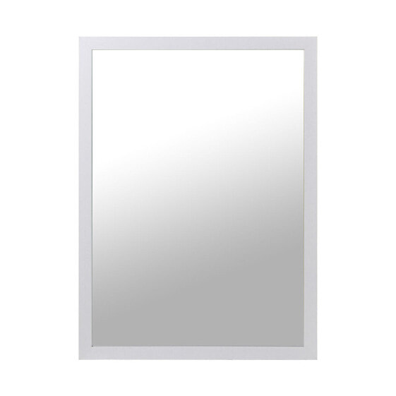 Wall mirror Alexandra House Living White Wood Rectangular 1 x 67 x 49 cm