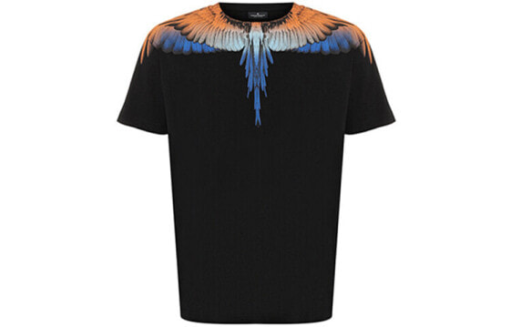 Marcelo Burlon 棉质翅膀印花MB短袖T恤 男款 黑色 / Футболка Marcelo Burlon MBT CMAA018R190010181018