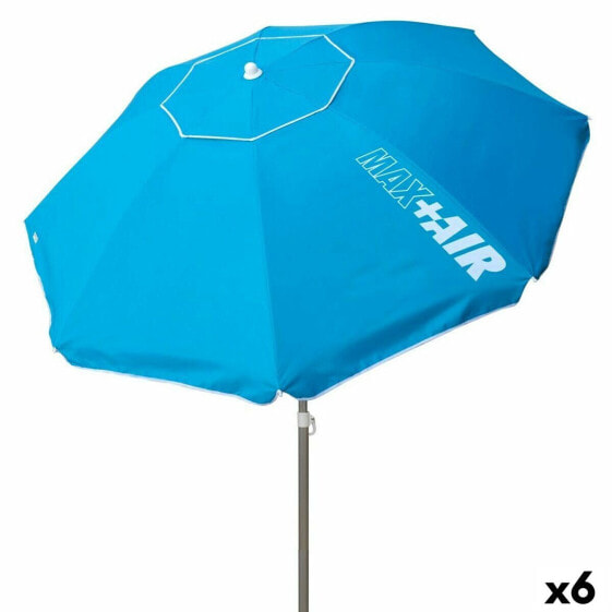 Пляжный зонт Aktive Blue Steel 200 x 205 x 200 см (6 штук)