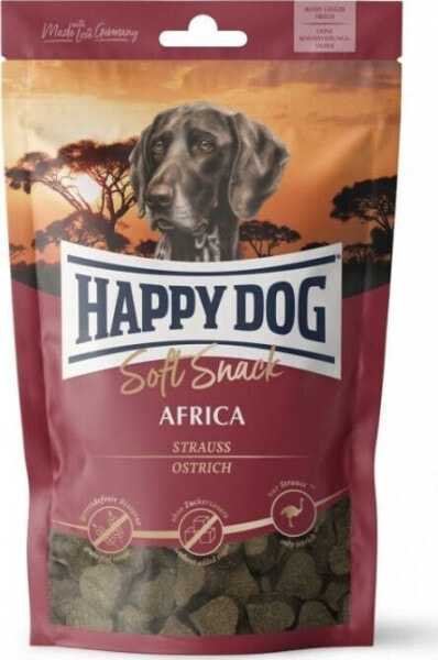 Happy Dog Soft Snack Africa, snack for adult dogs up to 10 kg, ostrich, 100 g, sachet