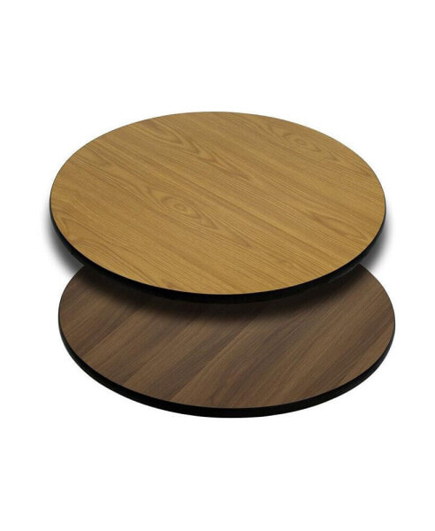 30" Round Table Top With Reversible Laminate Top