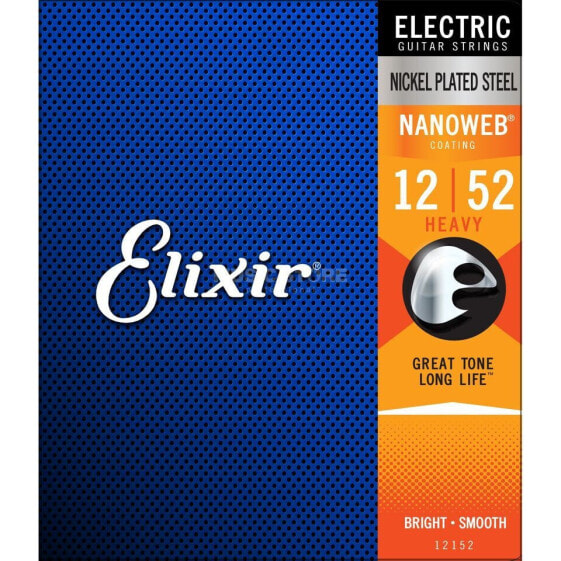 Elixir E-Guitar Strings 12-52 12152 Nanoweb