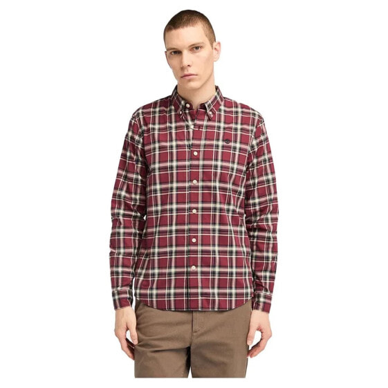 TIMBERLAND Stretch Poplin Check long sleeve shirt