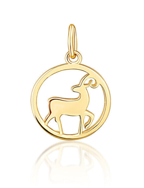 Gold Plated Aries Sign Pendant SVLP1080X61GOBE