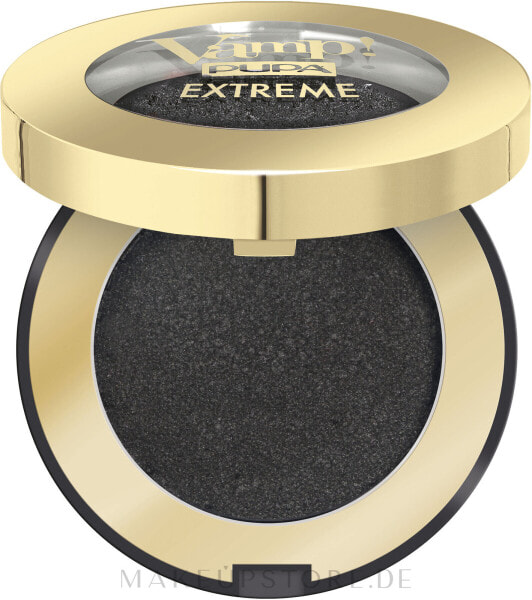 Wasserfester Cremelidschatten - Pupa Vamp! Extreme Waterproof Cream-Powder Eyeshadow 4 - Black