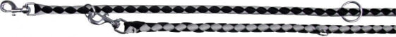 Trixie Smycz Cavo regulowana - 18mm L-XL - Czarno-srebrny