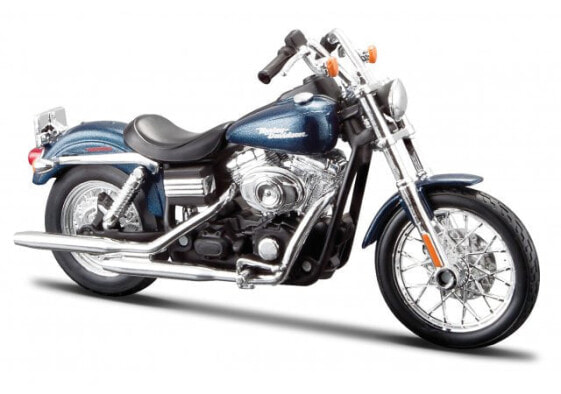 Maisto 20-32325 - Sport bike model - Assembly kit - 1:12 - Harley-davidson 2006 Fxdbi Dyna Street Bob - Any gender - Black - Blue - Silver