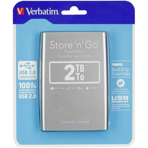 Внешний жесткий диск Verbatim Store 'n' Go 2 TB SSD