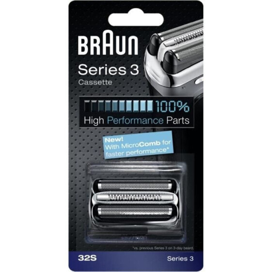 Braun F/C 32S-5 - Silver - 320s-4 - 330s-4 - 320s-5 - 330s-5 - 18 g