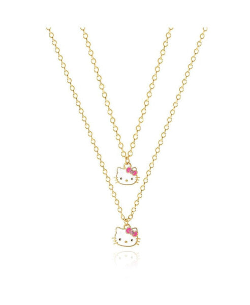 Подвеска Hello Kitty Sanrio Duo Necklace Set – Одна Большая, Одна Маленькая