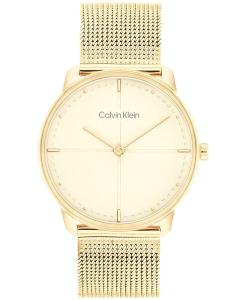 Часы Calvin Klein Gold Tone Mesh Watch