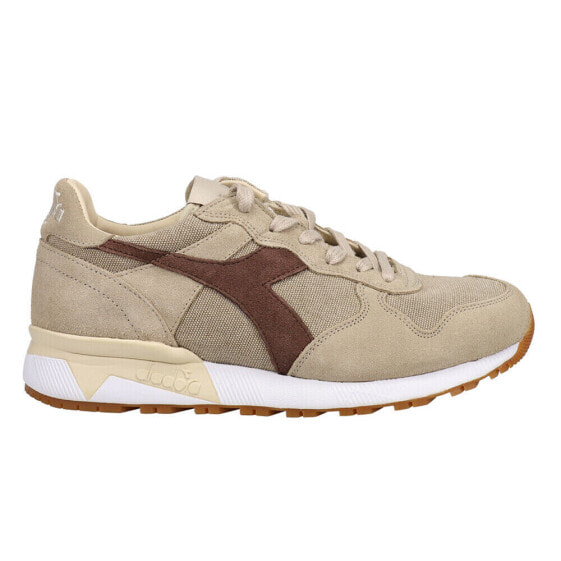 Diadora Trident 90 Canvas Lace Up Mens Beige Sneakers Casual Shoes 178534-25048