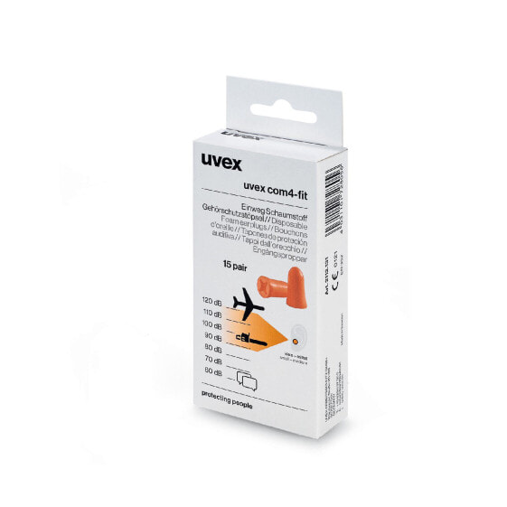 UVEX Arbeitsschutz 2112131 - Reusable ear plug - In-ear - Orange - Wireless - 33 dB - 15 pc(s)