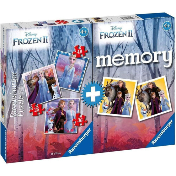 Игра развивающая "Frozen Memory+Puzzle Triple Pack" 3 пазла + карточки 24 шт. Disney "Frozen"