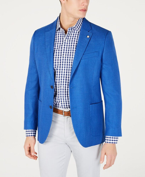 Men's Modern-Fit Active Stretch Woven Solid Sport Coat