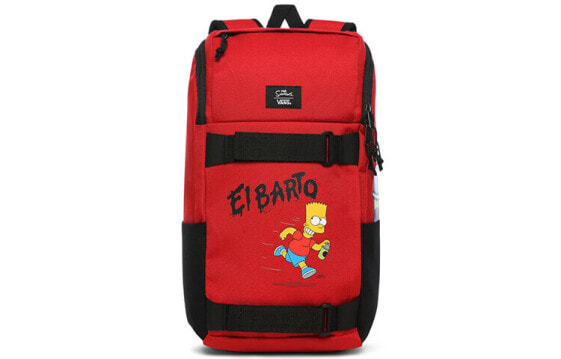 Рюкзак Vans x El Barto VN0A3I6917A красный