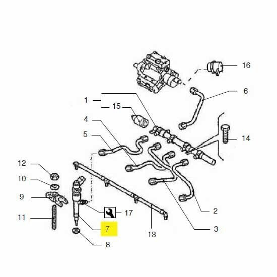 VETUS VF4.140/170/190 Injector