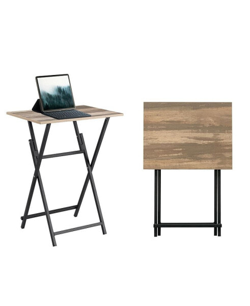 Portable Folding TV Tray Table for Small Spaces