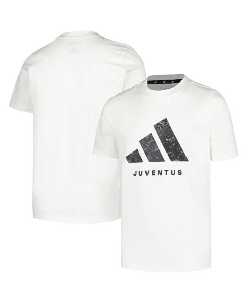 Big Boys and Girls White Juventus DNA T-Shirt