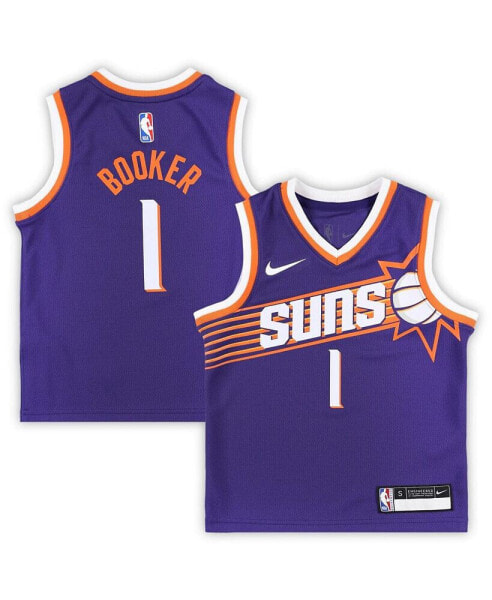 Little Boys and Girls Devin Booker Purple Phoenix Suns Swingman Player Jersey - Icon Edition