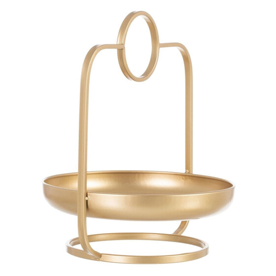 Поднос для закусок BB Home Golden Metal 26,5 x 25 x 32,5 см "Позолоченный Металл"