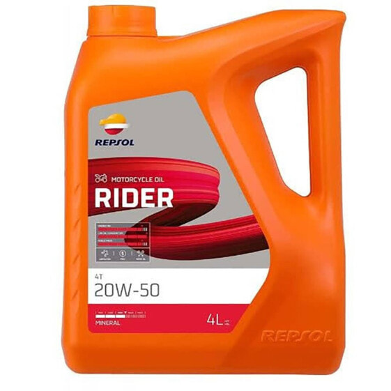 REPSOL Rider 4T 20W50 CP-4 Motor Oil
